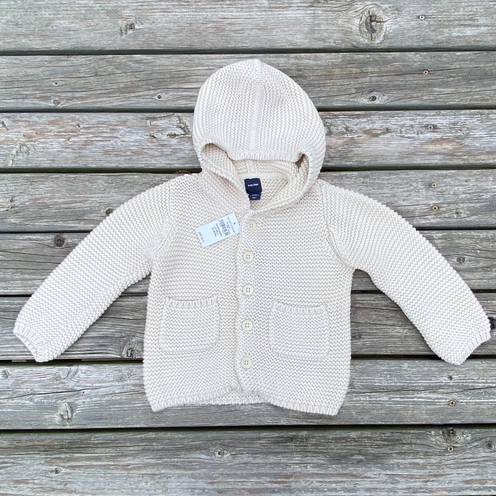 Baby Gap Toddler Knit Cardigan Hoodie